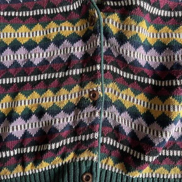 Vintage Retro Cardigan Woman's Sweater Size Medium - Picture 2 of 7
